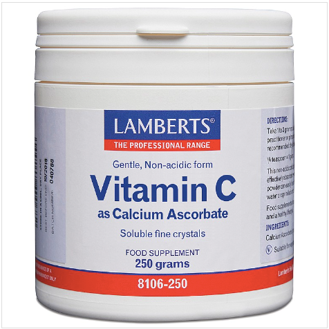 Lamberts Vitamin C as Calcium Ascorbate -  250g