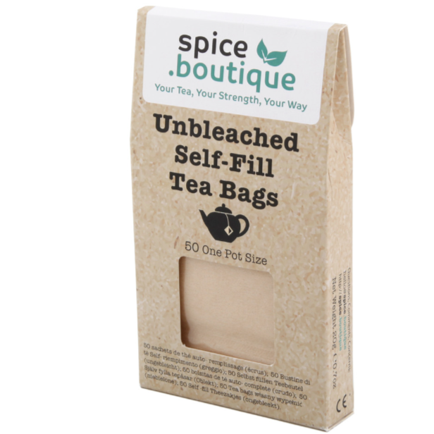 Spice Boutique Self fill Tea Bags - 50 bags