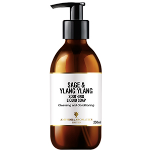 Amphora Aromatics Sage and ylang ylang liquid soap - 250ml
